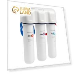Система для фильтрации воды "Аквафор" OSMO Pro-100-3-А-М, Pro1/Pro100/ProMg, кран,15.6 л/мин