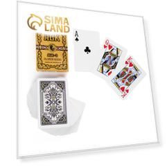 Карты игральные бумажные AGK, 54 шт, 280 г/м2, 5.7 х 8.7 см
