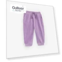 Брюки-джоггеры сиреневые Gulliver (98)