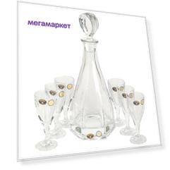 Набор для виски Crystal Bohemia kathrene (990/99999/9/00000/483-709) 7 шт