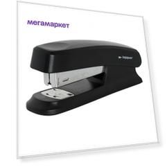 Степлер inФОРМАТ Классика №24/6 - 26/6 до 20 листов черный 12шт