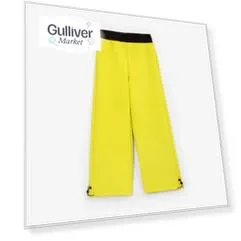 Брюки широкие салатовые Gulliver (158)