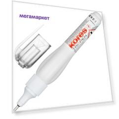 Корректирующая ручка Kores Tri Pen 8мл быстросохнущая основа 12шт