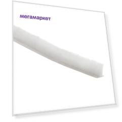 Уплотнитель Инталика щеточный для шкафов-купе 6x7 мм, белый, 3 метра