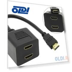 Переходник HDMI (M)-2xHDMI (F) Espada EHDMIM2xHDMIF25