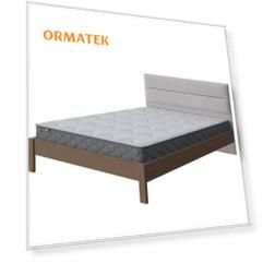 Кровать Орматек Albero Soft (Ткань/Массив (сосна) Антик (сосна)/Manhattan Цветочный белый) 180x220