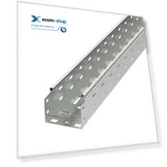 Лоток листовой перфорированный DKC 35341ZL (ШxВxД) 100x100x3000 мм, сталь, цинк-ламель, "S5 Combitech" (уп/8 шт)