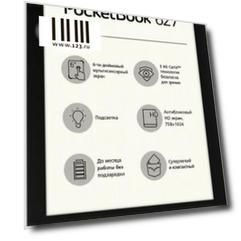 Электронная книга PocketBook 627 6" E-Ink Carta 1024x758 Touch Screen 1Ghz 512Mb/8Gb/microSDHC/подсветка дисплея черный
