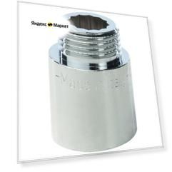 Удлинитель Stout (SFT-0002-001240) 40 мм х 1/2 ВР(г) х 1/2 НР(ш) латунный