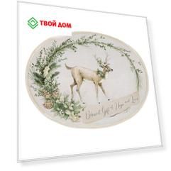 Блюдо овальное Certified Int Плющ и остролист 41х30 см