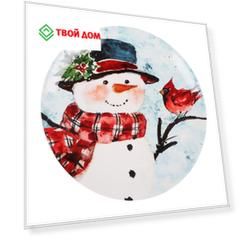 Тарелка закусочная Certified Int Снеговик 23 см