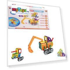 Конструктор ABtoys "Магический магнит РТ-00845", 78 деталей