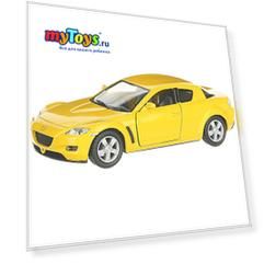 Коллекционная машинка Serinity Toys Mazda RX8, жёлтая