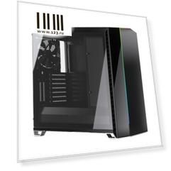Корпус Fractal Design Vector RS Blackout TG черный без БП ATX 2xUSB3.0 1xUSB3.1 audio front door bott PSU