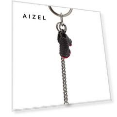 Черный брелок M Running Keyring