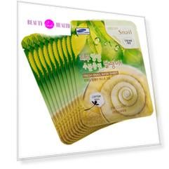 3W Clinic Тканевая маска для лица Муцин улитки fresh snail mucus mask sheet N10