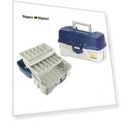 Ящик Plano 6202 с 2х уровневой системой хранения приманок и двумя боковыми отсеками на крышке