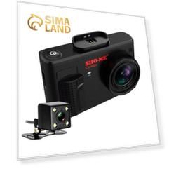 Видеорегистратор + радар детектор SHO-ME Combo Note Wi-Fi DUO, GPS 1920х1080