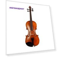 HANS KLEIN HKV-7 AN 3/4 скрипка, струнодержатель с 4-мя машинками + кейс и смычок