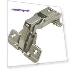 Tech-Krep Петля угловая c доводчиком Clip-on сэконом 90, D35 /2 шт/ 145064