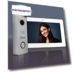 Комплект видеодомофона Айтек Про: монитор FHD7 и видеопанель Silver Premium AHD 1080p