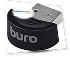 Адаптер Buro USB, (BU-BT40A), Bluetooth 4.0+EDR class 1.5, 20 м, черный