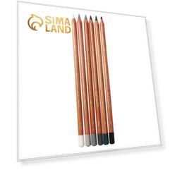 Пастель сухая в карандаше набор Soft K-I-N 6цв GIOCONDA 8826 GREY LINE, карт/уп, европодвес