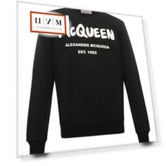 Хлопковый свитшот Alexander McQueen