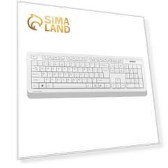 Клавиатура + мышь A4Tech Fstyler FG1010S клав:белый/серый мышь:белый/серый USB беспроводная   103388
