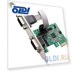 KS-is KS-575 Контроллер PCIe COM RS232 x 2