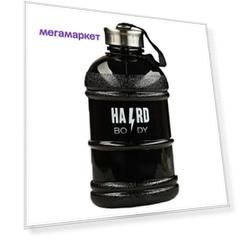 Бутылка для воды с дневником тренировок "Hard body", 1,3 л Sima-Land