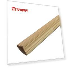 Уголок наружный фигурный равносторонний 37х5х2500 мм сорт экстра сращенный