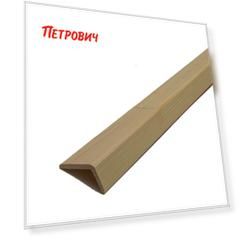Уголок наружный гладкий неравносторонний 27х45х5х2500 мм сорт экстра сращенный
