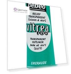 Контур по стеклу под обжиг Vitrea 160, Изумрудный