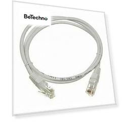 Патч-корд Lanmaster LAN-PC45/U5E-1.5-GY RJ45 - RJ45, 4 пары, UTP, категория 5е, 1.5 м, серый, LSZH