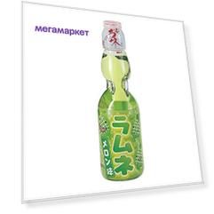 Лимонад lemonade Ramune Pop melon flavor со вкусом дыни, 200 мл