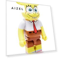 Статуэтка для интерьера Bearbrick Sponge Bob 1000%