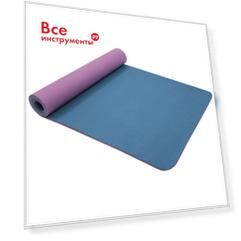 Двухслойный коврик для йоги TPE 183x61x0.6 см