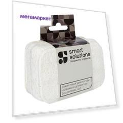 Губки для мытья посуды Smart Solutions из люфы и целлюлозы Eco Sponge, 2 шт