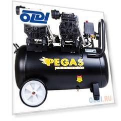 Pegas pneumatic малошумный компрессор PG-28002 проф. серия безмасляный 2.8кВт, 365 л/мин,50л 6621