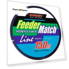 DUNAEV Feeder-Match Sinking, 150 м, 4.4 кг, черный, 1 шт.