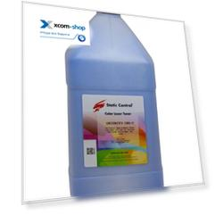 Тонер Static Control OKIUNIV3-1KG-C голубой флакон 1000гр. для принтера Oki C3300N/5500