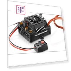 Бесколлекторный бессенсорный влагозащищенный регулятор HobbyWing EZRUN MAX8 V3 для шот-корс, багги, монстров - HW-EZRUN-MAX8-V3-TRX-PLUG