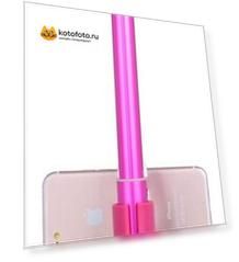 Монопод для селфи Momax Selfie Hero Duo 100cm Розовый