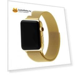 Ремешок Devia Elegant Series Milanese Loop для Apple Watch 4 40mm - Gold