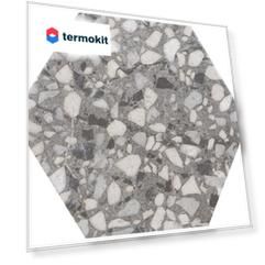Керамогранит Durstone Six Terazzo Grey 23x27