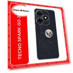 Чехол на Tecno Spark Go 2024/Spark 20C / Текно Спарк Го 2024/Спарк 20C с принтом Полнолуние