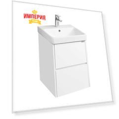 Тумба Акватон Сканди 45 1A2516K0SD010 с раковиной (1A251601SD010+1WH501630) (2 коробки)