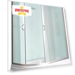 Душевая кабина Loranto CS-66120R F 120*80*215см выс. поддон 40 см белое стекло 4мм (3 коробки)