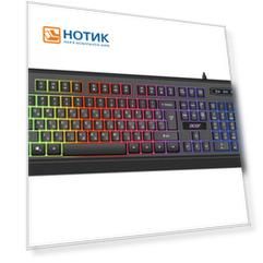 Клавиатура проводная Acer OKW300, USB, подсветка, Черный ZL.KBDCC.019